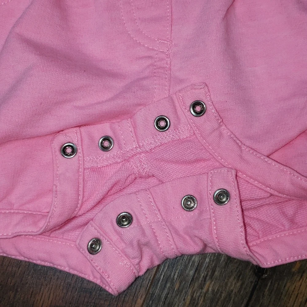 Carter's Bright Bubblegum Pink Short Overalls, Size 24 Months